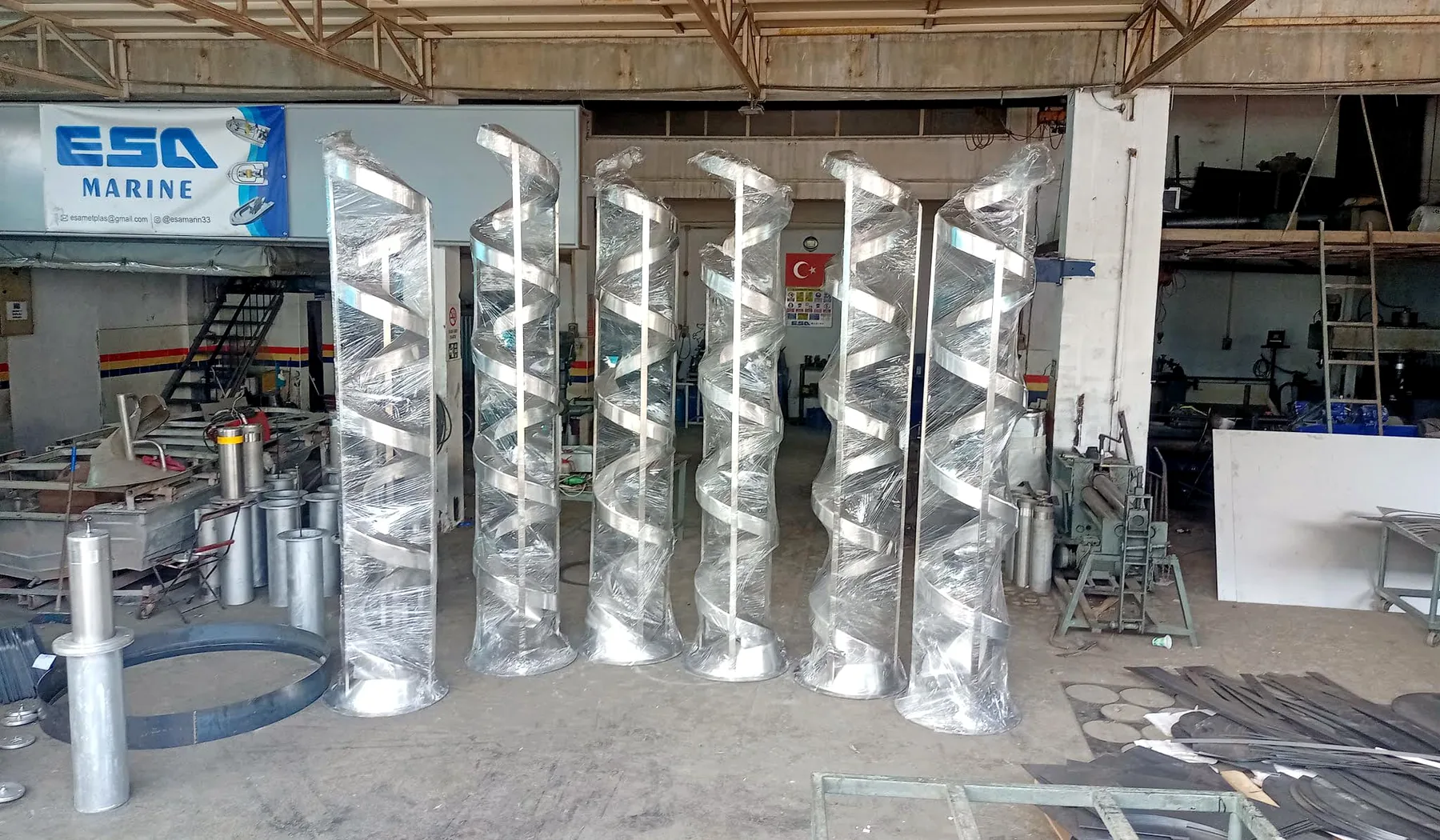 ESAMETPLAS Mersin metal imalat atölyesi